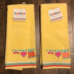 NWT Summer Hand Towels set of 2